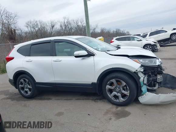 2019 Honda CR-V EX with VIN 5J6RW1H57KA005876, listed as a IAAI auction lot 41591854 with 110,960 mi miles. Bid and sale history available at carsss.com. Image 13.