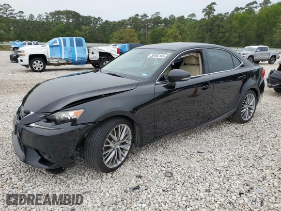 2014 Lexus IS 250 z VIN JTHBF1D28E5020269, wystawiony jako Copart lot #50464165 z przebiegiem 96 310 mil mil oraz Czysty tytuł • Clean title. Historia ofert i sprzedaży dostępna na DreamBid. Obrazek 1.