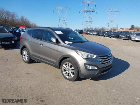 2013 Hyundai Santa Fe 2.0T Sport with VIN 5XYZUDLA9DG081491, listed as a IAAI auction lot 41679285 with 94,520 mi miles. Bid and sale history available at carsss.com. Image 1.