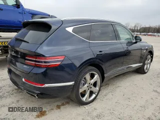 2021 Genesis GV80 Advanced Plus with VIN KMUHCESC1MU037889, listed as a Copart auction lot 37614693 with 7,078 mi miles and . Bid and sale history available at DreamBid. Image 3.