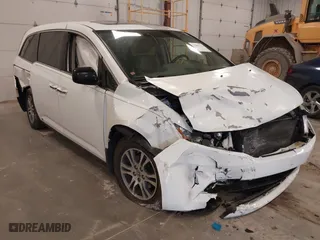 2013 Honda Odyssey EX-L with VIN 5FNRL5H66DB078231, listed as a IAAI auction lot 41883274 with 1 mi miles. Bid and sale history available at carsss.com. Image 12.