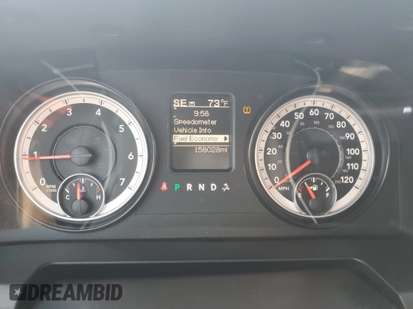 2015 Ram 1500 Big Horn with VIN 3C6RR7LT8FG709928, listed as a Copart auction lot 60575225 with 158,028 mi miles and Salvage title. Bid and sale history available at DreamBid. Image 9.