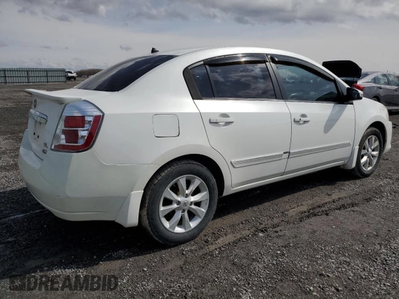 2012 Nissan Sentra S with VIN 3N1AB6AP7CL615541, listed as a Copart auction lot 51577105 with 217,449 mi miles and Clean title. Bid and sale history available at DreamBid. Image 3.