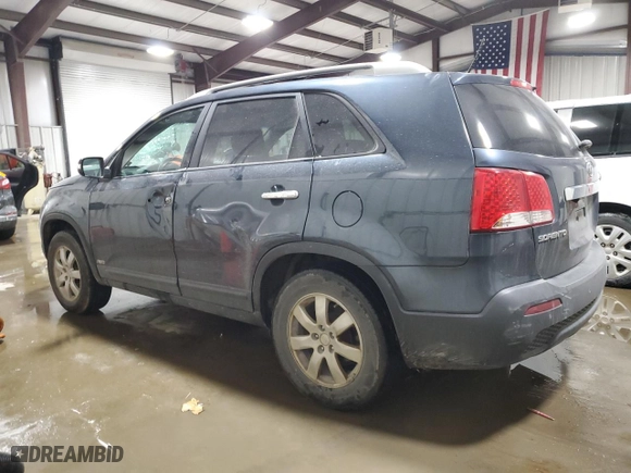 2011 Kia Sorento LX with VIN 5XYKTCA14BG078741, listed as a Copart auction lot 89078855 with 122,775 mi miles and Salvage Title. Bid and sale history available at carsss.com. Image 2.