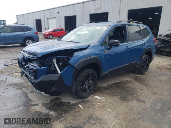 2023 Subaru Forester Wilderness с VIN JF2SKAMC2PH406470, выставлен на аукционе Copart как лот 62709665 с пробегом 41 932 миль миль и Списание • Salvage title. История ставок и продаж доступна на DreamBid. Изображение 1.