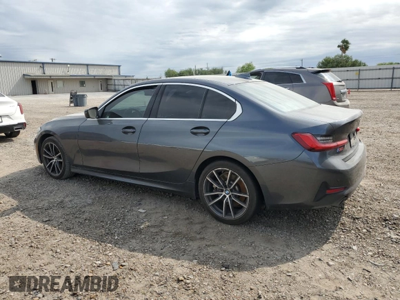 2020 BMW 3 Series 330i with VIN 3MW5R1J01L8B05802, listed as a Copart auction lot 52021825 with 86,214 mi miles and Salvage title. Bid and sale history available at DreamBid. Image 2.