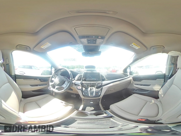 2024 Honda Odyssey Touring with VIN 5FNRL6H84RB024909, listed as a Copart auction lot 56226255 with 11,094 mi miles and Salvage title. Bid and sale history available at DreamBid. Image 15.