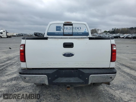 2008 Ford F-350 XL with VIN 1FTWW31R68EB23727, listed as a Copart auction lot 48913355 with 232,951 mi miles and Salvage Title. Bid and sale history available at DreamBid. Image 6.