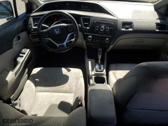 2015 Honda Civic Sedan LX with VIN 19XFB2F54FE294229, listed as a Copart auction lot 49464555 with 77,191 mi miles and Salvage Title. Bid and sale history available at carsss.com. Image 8.