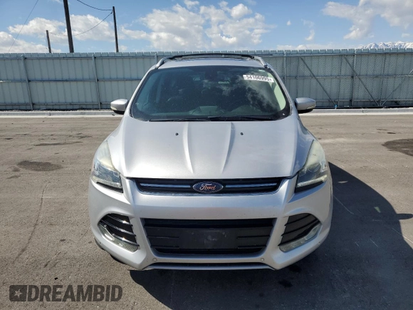2013 Ford Escape Titanium with VIN 1FMCU0J97DUD92435, listed as a Copart auction lot 54106995 with 142,049 mi miles and Clean Title. Bid and sale history available at carsss.com. Image 5.
