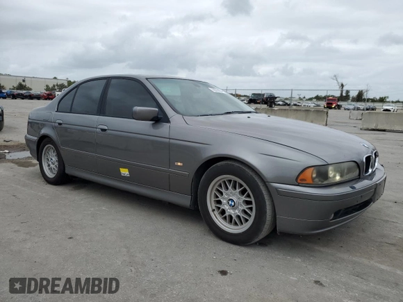 2003 BMW 5 Series 530iA with VIN WBADT63493CK45583, listed as a Copart auction lot 79514054 with 103,882 mi miles and Salvage Title. Bid and sale history available at carsss.com. Image 4.
