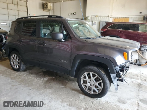 2019 Jeep Renegade Upland z VIN ZACNJBAB6KPK00521, wystawiony jako Copart lot #54684065 z przebiegiem 75 095 mil mil oraz Szkoda całkowita • Salvage title. Historia ofert i sprzedaży dostępna na DreamBid. Obrazek 4.