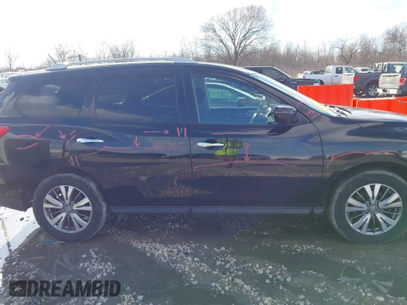 2018 Nissan Pathfinder SL with VIN 5N1DR2MN4JC635002, listed as a IAAI auction lot 41883880 with 97,723 mi miles. Bid and sale history available at carsss.com. Image 13.