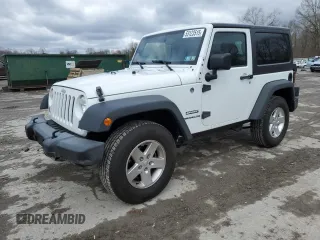 2015 Jeep Wrangler Sport with VIN 1C4AJWAG5FL761338, listed as a Copart auction lot 53123515 with 93,677 mi miles and Salvage Title. Bid and sale history available at carsss.com. Image 1.