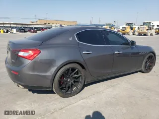 2014 Maserati Ghibli S Q4 with VIN ZAM57RTA7E1085782, listed as a Copart auction lot 75537634 with 111,616 mi miles and Salvage Title. Bid and sale history available at carsss.com. Image 3.