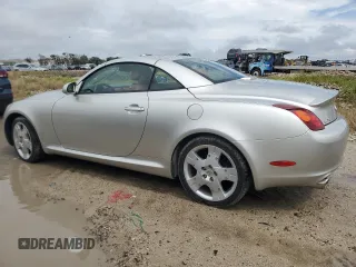2005 Lexus SC with VIN JTHFN48Y250067072, listed as a Copart auction lot 73648694 with Not Provided miles and Salvage Title. Bid and sale history available at carsss.com. Image 2.