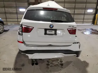 2017 BMW X3 sDrive28i with VIN 5UXWZ7C59H0U44990, listed as a Copart auction lot 84720724 with 0 mi miles and Salvage Title. Bid and sale history available at carsss.com. Image 6.