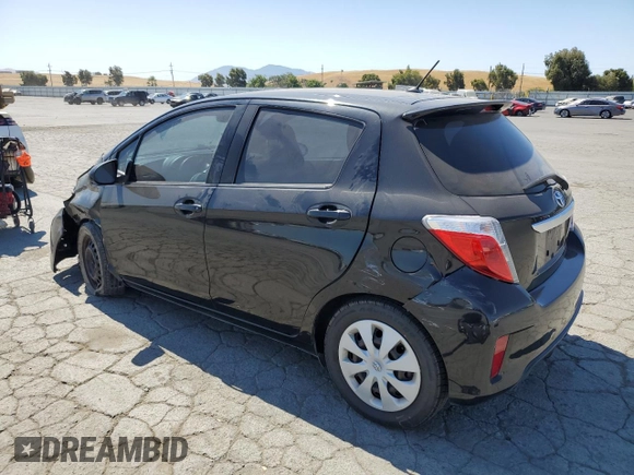 2012 Toyota Yaris L with VIN JTDKTUD34CD505077, listed as a Copart auction lot 63422445 with 141,067 mi miles and Salvage title. Bid and sale history available at DreamBid. Image 2.