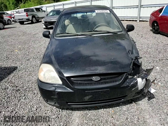 2003 Kia Rio with VIN KNADC165036169340, listed as a Copart auction lot 51538975 with 136,054 mi miles and Salvage Title. Bid and sale history available at carsss.com. Image 11.