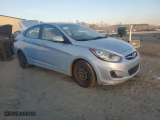 2013 Hyundai Accent GLS with VIN KMHCT4AE9DU477719, listed as a Copart auction lot 88877515 with 143,059 mi miles and Salvage Title. Bid and sale history available at carsss.com. Image 4.