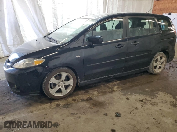 2007 Mazda 5 Sport with VIN JM1CR293270144235, listed as a Copart auction lot 71023704 with 134,985 mi miles and Salvage Title. Bid and sale history available at DreamBid. Image 1.
