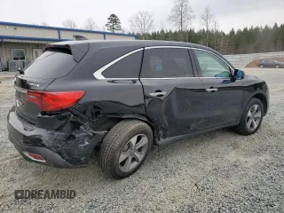 2014 Acura MDX with VIN 5FRYD3H20EB020030, listed as a Copart auction lot 48333315 with 110,777 mi miles and Salvage Title. Bid and sale history available at carsss.com. Image 3.