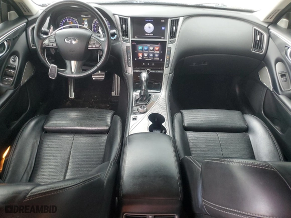 2017 Infiniti Q50 Red Sport 400 with VIN JN1FV7APXHM851035, listed as a Copart auction lot 69218934 with 74,373 mi miles and Clean Title. Bid and sale history available at carsss.com. Image 8.