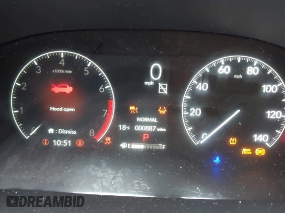 2025 Honda CR-V EX with VIN 5J6RS4H4XSL012765, listed as a IAAI auction lot 41253503 with 887 mi miles and . Bid and sale history available at DreamBid. Image 7.