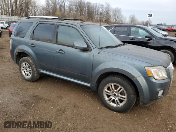 2010 Mercury Mariner Premier with VIN 4M2CN8H77AKJ13491, listed as a Copart auction lot 81636504 with 165,091 mi miles and Clean Title. Bid and sale history available at carsss.com. Image 4.