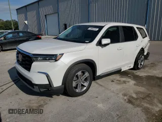 2024 Honda Pilot EX-L 8 Passenger with VIN 5FNYG1H45RB005687, listed as a Copart auction lot 73802974 with 23,774 mi miles and Salvage Title. Bid and sale history available at carsss.com. Image 1.