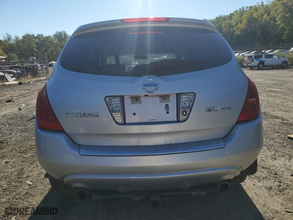 2007 Nissan Murano S with VIN JN8AZ08W27W660961, listed as a Copart auction lot 76721744 with 168,873 mi miles and Salvage Title. Bid and sale history available at carsss.com. Image 6.