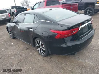 2018 Nissan Maxima SV with VIN 1N4AA6AP2JC375183, listed as a IAAI auction lot 41828254 with 188,809 mi miles. Bid and sale history available at carsss.com. Image 3.