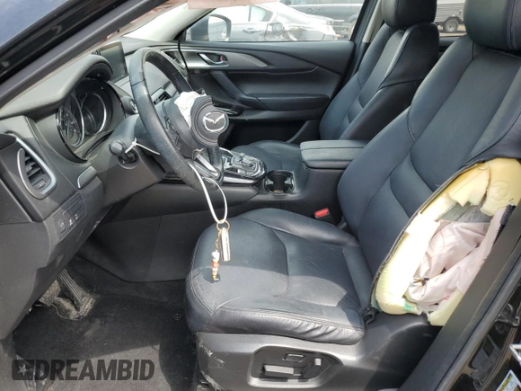 2019 Mazda CX-9 Touring with VIN JM3TCBCY4K0300233, listed as a Copart auction lot 59424225 with 50,337 mi miles and Salvage title. Bid and sale history available at DreamBid. Image 7.