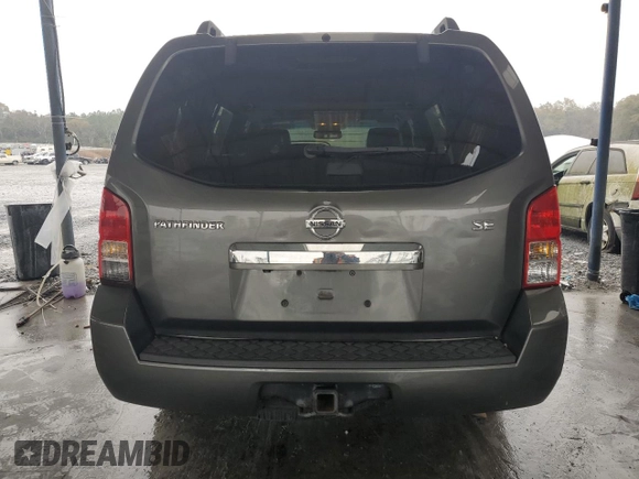 2008 Nissan Pathfinder LE with VIN 5N1BR18B18C636782, listed as a Copart auction lot 83000954 with 197,052 mi miles and Salvage Title. Bid and sale history available at carsss.com. Image 6.