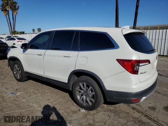 2020 Honda Pilot EX-L with VIN 5FNYF5H5XLB023273, listed as a Copart auction lot 46121255 with 22,897 mi miles and Salvage Title. Bid and sale history available at carsss.com. Image 2.