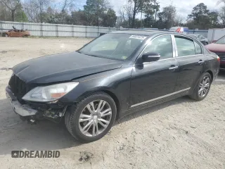 2011 Hyundai Genesis with VIN KMHGC4DF3BU140966, listed as a Copart auction lot 50031075 with 159,260 mi miles and Clean Title. Bid and sale history available at carsss.com. Image 1.