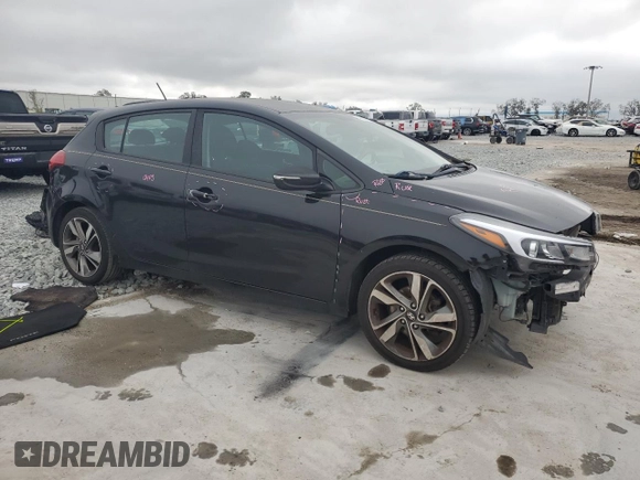 2017 Kia Forte LX with VIN KNAFK5A80H5699440, listed as a Copart auction lot 46067035 with 75,434 mi miles and Salvage Title. Bid and sale history available at carsss.com. Image 4.