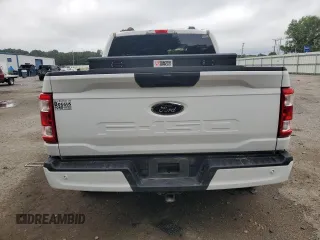 2022 Ford F-150 XL with VIN 1FTFW1E58NKD55917, listed as a Copart auction lot 54218595 with 64,488 mi miles and Salvage title. Bid and sale history available at DreamBid. Image 6.