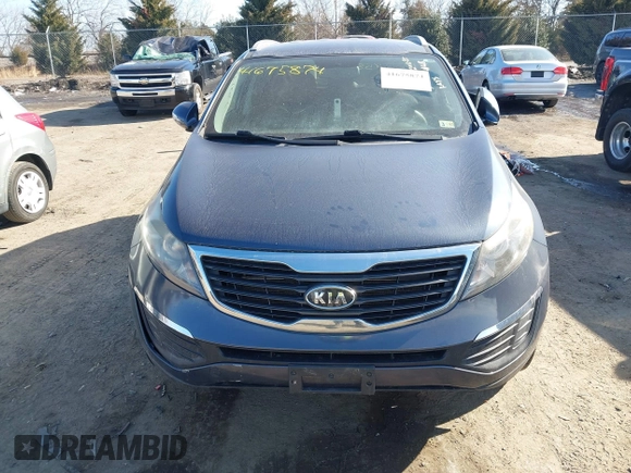 2012 Kia Sportage LX with VIN KNDPB3A22C7306154, listed as a IAAI auction lot 41675874 with 130,837 mi miles. Bid and sale history available at carsss.com. Image 12.