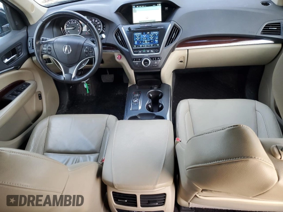 2016 Acura MDX w/Tech with VIN 5FRYD4H43GB060015, listed as a Copart auction lot 47367805 with 108,237 mi miles and Salvage Title. Bid and sale history available at carsss.com. Image 8.