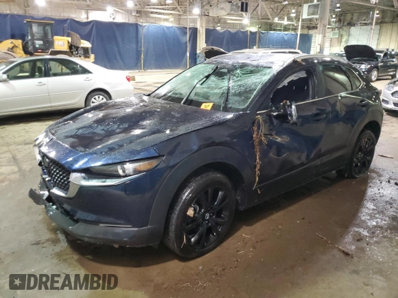 2024 Mazda CX-30 2.5 S Select Sport with VIN 3MVDMBBM3RM718961, listed as a Copart auction lot 87176484 with 2,801 mi miles and Salvage Title. Bid and sale history available at carsss.com. Image 1.
