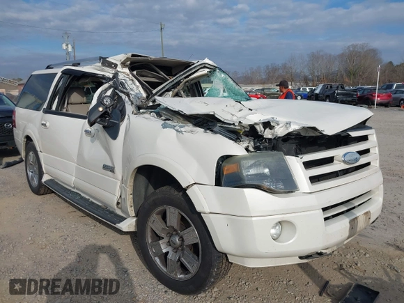 2008 Ford Expedition EL Limited with VIN 1FMFK19568LA53994, listed as a IAAI auction lot 41515026 with 128,832 mi miles. Bid and sale history available at carsss.com. Image 1.