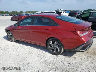 2025 Hyundai Elantra SEL Convenience with VIN KMHLS4DG9SU905298, listed as a Copart auction lot 53557615 with 8,565 mi miles and Clean Title. Bid and sale history available at carsss.com. Image 2.