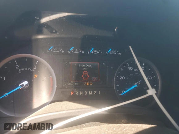2017 Ford Super Duty F-250 SRW Lariat with VIN 1FT7W2BT0HED14889, listed as a Copart auction lot 47591825 with 219,807 mi miles and Salvage Title. Bid and sale history available at carsss.com. Image 9.