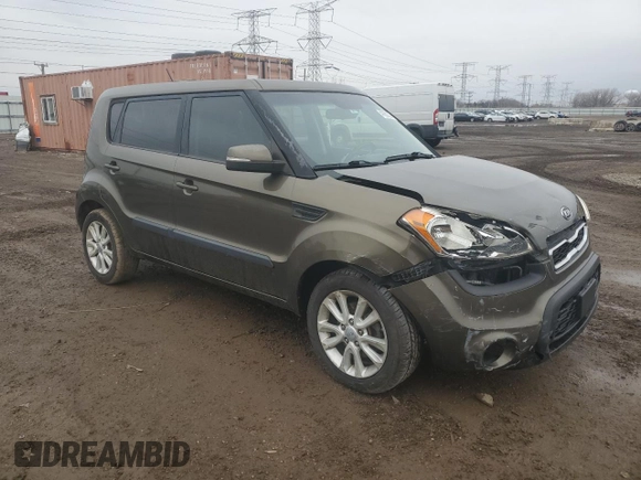 2012 Kia Soul + with VIN KNDJT2A66C7359374, listed as a Copart auction lot 47662235 with 145,627 mi miles and Salvage Title. Bid and sale history available at carsss.com. Image 4.
