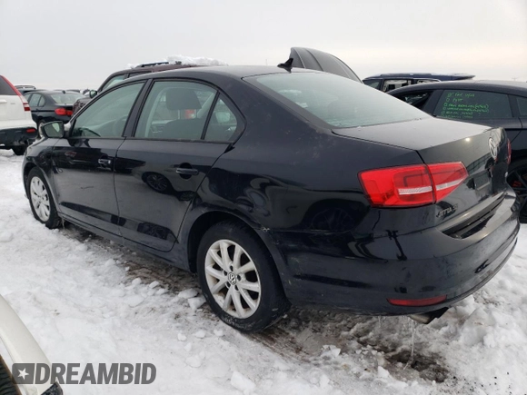 2015 Volkswagen Jetta SE with VIN 3VWD17AJ0FM247567, listed as a Copart auction lot 58827334 with 105,650 mi miles and Non repairable. Bid and sale history available at DreamBid. Image 2.