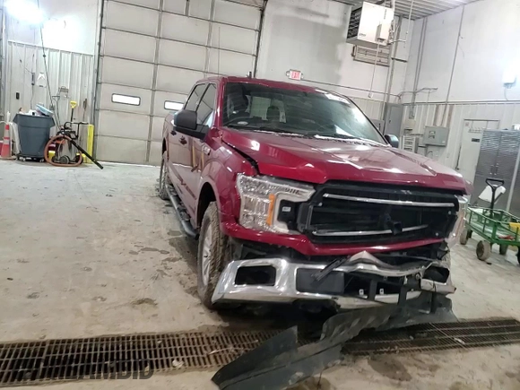 2019 Ford F-150 XL with VIN 1FTEW1E4XKKE79119, listed as a Copart auction lot 43783225 with 80,609 mi miles and Salvage Title. Bid and sale history available at carsss.com. Image 11.