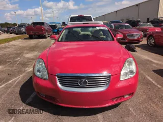2002 Lexus SC with VIN JTHFN48Y420031783, listed as a Copart auction lot 75011304 with Not Provided miles and Salvage Title. Bid and sale history available at carsss.com. Image 5.