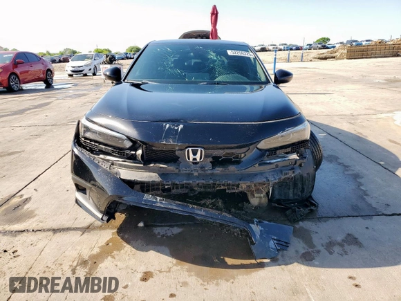2023 Honda Civic Sport with VIN 19XFL2H82PE013762, listed as a Copart auction lot 52256325 with 26,532 mi miles and Salvage Title. Bid and sale history available at DreamBid. Image 5.