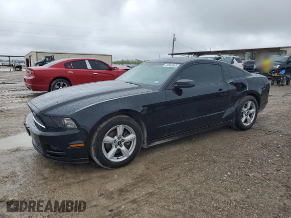 2014 Ford Mustang V6 with VIN 1ZVBP8AM1E5233106, listed as a Copart auction lot 50583645 with 130,482 mi miles and Salvage Title. Bid and sale history available at carsss.com. Image 1.